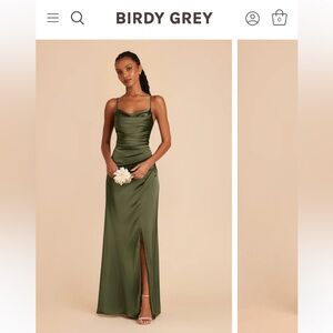Birdy Grey Olive Green Maxi Dress